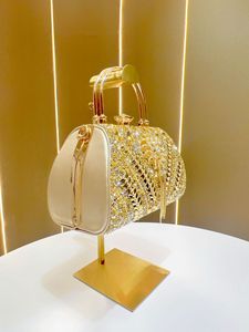 <span class=keywords><strong>Borsa</strong></span> da Sera di Lusso in Cristallo, Grande Capacità, con Strass e Nappa, Catena Staccabile, per Matrimoni e Feste, Elegante <span class=keywords><strong>Borsa</strong></span> Formale da Donna - Product Image 2