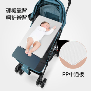 Poussette bébé utilisable à la fois en position assise et allongée - poussette pliable ultra-légère et portable avec un capot. - Product Image 5
