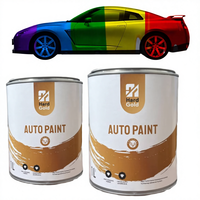 Peinture de réparation automobile à finition brillante 1K/2K acrylique avec une excellente couvrance des couleurs