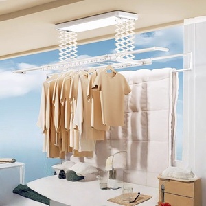 Intelligent indoor voice drying machine home lifting telescopic LED <b>lighting</b> electric drying rack - Product Image 4