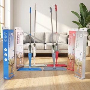 Mopa Pulverizadora Giratoria 360° con Almohadilla <span class=keywords><strong>de</strong></span> Microfibra <span class=keywords><strong>de</strong></span> Acero Inoxidable, Tanque <span class=keywords><strong>de</strong></span> Agua Grande <span class=keywords><strong>de</strong></span> 400ml para Limpieza <span class=keywords><strong>de</strong></span> Suelos <span class=keywords><strong>de</strong></span> Madera, Madera Dura y Azulejos en Cocinas - Product Image 2