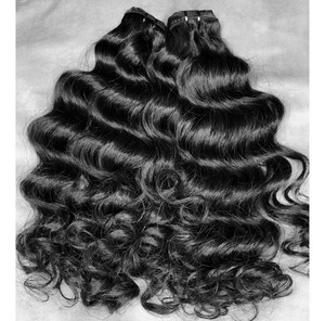 Paquetes de Cabello Humano Rizado Natural Sin Procesar de la India y Birmania al por Mayor - Product Image 2