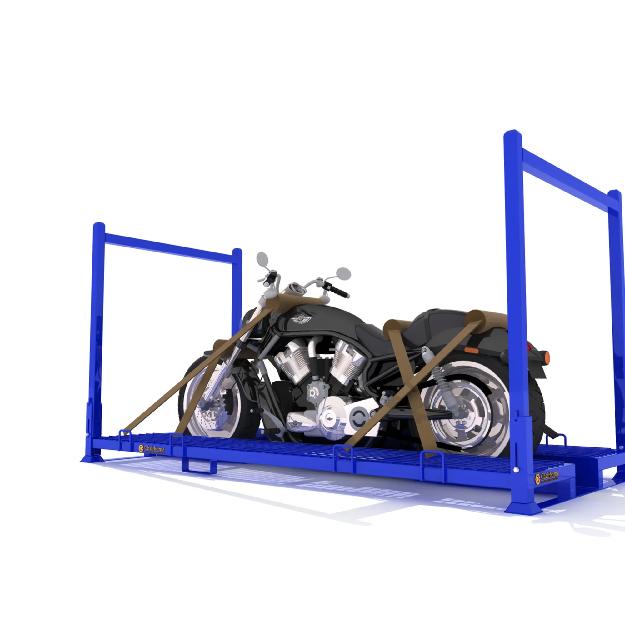 Hoe Nieuwe Ontwerp Gemakkelijk Om Inventaris Stapelbaar Motorfiets Band Display Motorfiets Verzending Pallet Opslag Rack Plank Opbergrek