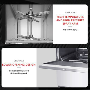 Коммерческая посудомоечная машина для мытья посуды для ресторанов 304 нержавеющей стали под прилавком/столешница посудомоечная машина - Product Image 4