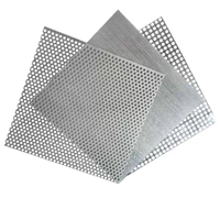 Plaque en acier inoxydable 304 perforée, filtre en maille poreuse, écran filtrant avec trous, personnalisable