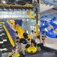 Parc d'Aventure Commercial Parcours de Cordes Personnalisé Équipement de Jeux Intérieur pour Enfants avec Parc de Trampolines | Cheer Amusement