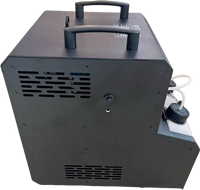 Machine à bulles de fumée 1500W / LED RGBW DMX512 Souffleur automatique de bulles de fumée avec télécommande sans fil pour scène
