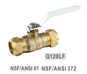 Hot bán bán buôn nhà máy tùy biến chì miễn phí <span class=keywords><strong>Brass</strong></span> nén kết thúc bóng van - Product Image 2