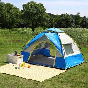 Tienda de campaña automática para acampar, 2-3/3-4 personas, playa al aire libre, tienda de refugio para peces, <span class=keywords><strong>Material</strong></span> Oxford, senderismo, tienda portátil impermeable a prueba de sol - Product Image 3