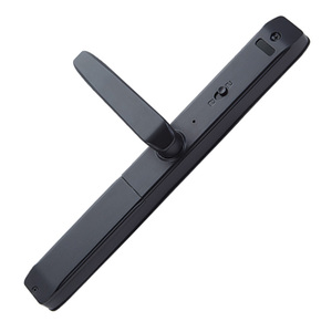 Kunci Pintu Geser <span class=keywords><strong>Digital</strong></span> Aluminium Pintar Tahan Air untuk Luar Ruangan dengan Gagang Kunci Sidik Jari, Remote Tuya, dan Kamera - Product Image 6