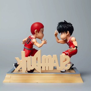 โมเดลฉาก Slam <span class=keywords><strong>Dunk</strong></span> Master Q รุ่น High-Five ไม้เชอร์รี่เมเปิล ของตกแต่งแบบกล่อง ขนาด 16 ซม. ใหม่ พร้อมถือ - Product Image 4