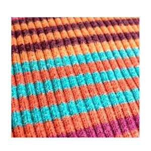 Wholesale 100% Cotton Rib Check <b>Fabric</b> Jacquard Woven Plain Dyed for Garments Dresses Bags and Weddings - Product Image 2
