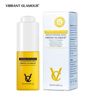 Vibrant Glamour Vitamin C Mắt Huyết Thanh Sodium Hyaluronate Làm Mịn Thắt Chặt Mắt Túi Cải Thiện Quầng Mắt Hữu Cơ Chăm Sóc Mắt Huyết Thanh