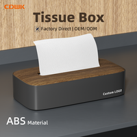 Boîte à mouchoirs de bureau en plastique ABS personnalisable, boîte à mouchoirs pour la maison, boîte à mouchoirs pour hôtel, boîte à serviettes de table pour restaurant