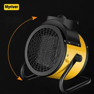 Myriver 2000 와트 빠른 난방 휴대용 전기 팬 히터 산업용 새로운 디자인 와이어 전기 히터 홈