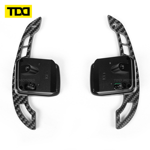 Palancas de cambio magnéticas de fibra de carbono TDD compatibles con Chevrolet Camaro 16-23 Corvette C7 SS ZL1 16-19 - Product Image 1