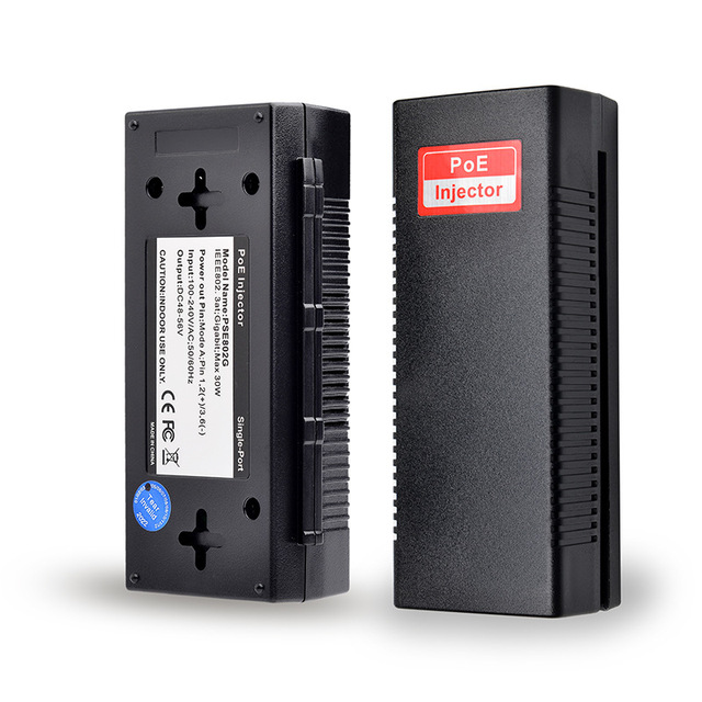 Hot Sale PSE90G IEEE802.3af/at/bt 10/100/1000Mbps PoE++ 90W Injector Gigabit PoE Injector