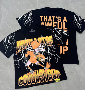 26 T-shirts pour hommes à imprimé graphique personnalisé 'That's a Terrible Lot of Cough Syrup', de haute qualité, décontractés, en tissu épais, vente en gros, meilleures ventes - Product Image 4