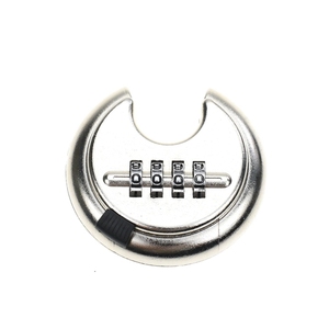 YH1808 4 अंकों का पासवर्ड जिंक मिश्र धातु डिस्क लॉक डिस्कस पैडलॉक गोल पैडलॉक - Product Image 6