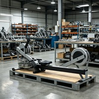 Équipement sportif, machine à ramer à résistance à l'air, meilleure machine de fitness pour la force, équipement de fitness commercial, machine à ramer à résistance à l'air
