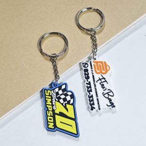 Design Custom logo Rubber Multifunction Sublimation Blanks Diy Luxury Blank Designer Funny Keychain - Product Image 2