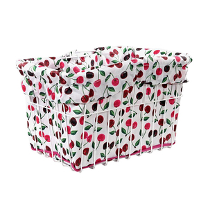 Doublure de <span class=keywords><strong>panier</strong></span> de vélo imperméable à motif personnalisé 2 en 1 Sac fourre-tout <span class=keywords><strong>Panier</strong></span> de vélo léger pour le rangement Couverture de <span class=keywords><strong>panier</strong></span> de vélo avant pour unisexe quotidien - Product Image 2