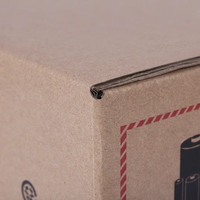 Boîte en carton ondulé longue pour le transport de marchandises dangereuses, conteneur d'expédition de batteries certifié UN pour l'exportation à l'étranger