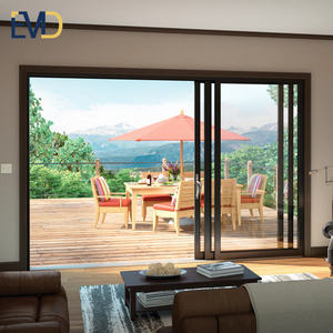 Puerta Corredera de Patio de Aluminio con Doble Acristalamiento, Diseño Moderno para Exteriores de Villas - Product Image 5