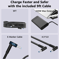 Adaptador de corriente de 230W de alta calidad para cargador de portátil para juegos HP 4,5*3,0mm Puerto azul 19,5 V 11.8a adaptador de corriente CA