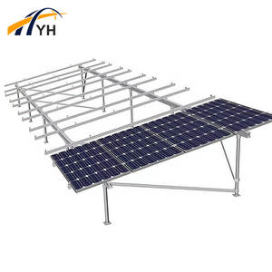 Trépied réglable de vente chaude <span class=keywords><strong>pour</strong></span> le système de montage de panneau solaire au sol ou sur le toit Support photovoltaïque en acier de type C d'usine - Product Image 1