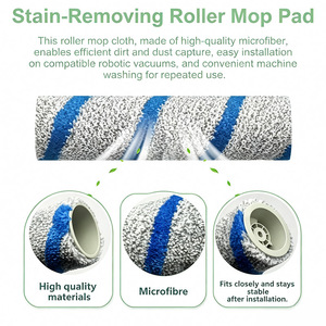 Mopa con Rodillo para Aspiradora Ecovacs Deebot X9 Pro Omni, X11 OmniCyclone, Repuesto para Aspiradora <span class=keywords><strong>Yeedi</strong></span> S14 Plus - Product Image 4