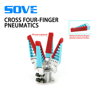 Pneumat Gripper linh hoạt <span class=keywords><strong>Manipulator</strong></span> Bionic linh hoạt <span class=keywords><strong>Manipulator</strong></span> tay Claw mềm thích ứng khí nén điện linh hoạt Gripper - Product Image 5
