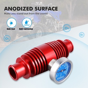 NICECNC Radiator in Line <strong>Water</strong> <strong>Temperature</strong> <strong>Gauge</strong> Cooler for Yamaha YFZ450R/SE 2009-2015 2016-2020 2021 2022 2023 - Product Image 6
