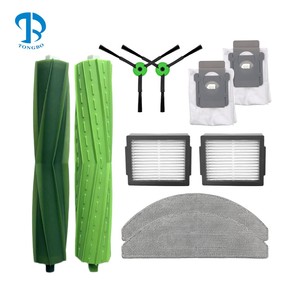 Ajuste para IRobots Roombas <span class=keywords><strong>Combo</strong></span> I5 / I5 + / J5 / J5 Plus Robot aspiradora piezas borde principal cepillo filtro mopa tela bolsa de polvo Accesorios - Product Image 1
