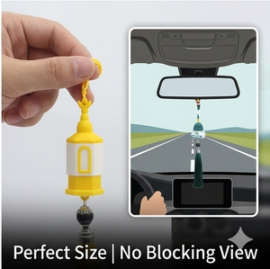 Pendentif de rétroviseur de voiture islamique en plastique de qualité supérieure, certifié ISO, cadeau Eid Mubarak pour les conducteurs musulmans - Product Image 5