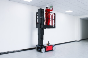 自走式垂直マストリフト 6-12m 電動一人乗り高所作業車 - Product Image 4