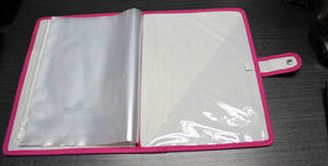 Taşınabilir Vintage Bayan Su Geçirmez Polyester Belge Tutucu Düğmeli Şeffaf PVC Sayfa Kişisel Tıbbi Tekstil Gebelik İçin - Product Image 2