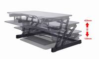 Bureau debout portable et réglable en hauteur en gros avec le prix bas d'usine
