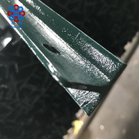 Green Painted T Post Metal Fence Post