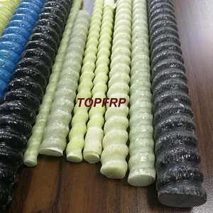 เหล็กเส้นไฟเบอร์กลาส GFRP ทนการกัดกร่อนสำหรับงานคอนกรีต - Product Image 1
