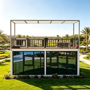 Maison Contemporaine en Conteneur, Mini-Villa, Résidence de Vacances, Suite avec Pergola pour Jardin, Espace de Vie Résidentiel - Product Image 1