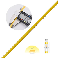 Tira de LED Ultra Estrecha de 3mm, 528 Chips, 4W/M, 180 LED/M, Alto Brillo, RA90, para DC 12V, Clasificación IP65, Regulable, Inteligente