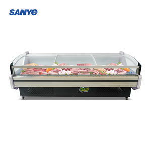 Thịt Hiển thị Máy làm lạnh siêu thị cửa kính Máy làm lạnh tủ đông tủ lạnh thịt tươi - Product Image 2