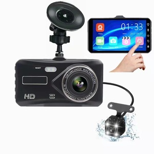Bán buôn 4 inch IPS màn hình cảm ứng xe hộp đen <span class=keywords><strong>1080P</strong></span> Full HD <span class=keywords><strong>DVR</strong></span> ống kính kép Dash Cam với ghi âm vòng lặp cho xe ô tô - Product Image 3