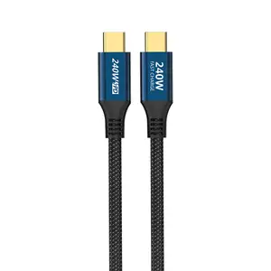 <span class=keywords><strong>Cable</strong></span> de carga rápida tipo C a C de 240W para iPhone 15 Plus Pro Max PS5 Switch Samsung <span class=keywords><strong>MacBook</strong></span> 5A <span class=keywords><strong>Cable</strong></span> de carga rápida - Product Image 1