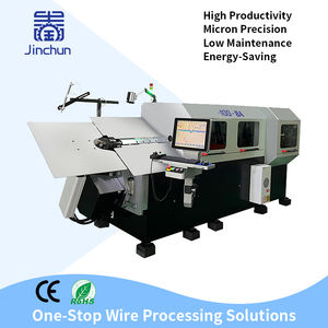 Mesin Pembengkok Kawat Baja Tahan Karat 3D Otomatis Penuh yang Dapat Disesuaikan, Mesin Pembengkok Profil dengan Meja Kerja Komputer CNC - Product Image 1