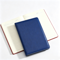 Carnet A5 en cuir PU à couverture rigide, logo personnalisé, journal de réunion d'affaires, 100 feuilles, reliure thermique, haute qualité, écriture facile