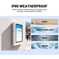 Pantalla Digital para Exteriores Resistente al Agua de 43 Pulgadas, Pantalla LCD de 2000 Nits y 2k de Alto Brillo para Publicidad en Tiendas