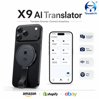 Penerjemah Bahasa AI X9 146 Bahasa, Interpretasi Foto, Teks, dan Audio Offline untuk Bisnis, Perjalanan, Belajar, dan Rapat