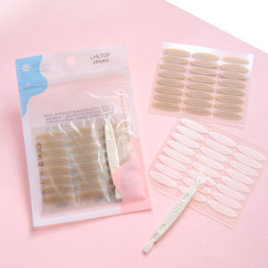 Outils de maquillage LMLTOP, 120 paires de ruban adhésif pour paupières en dentelle invisible naturel, grand œil, imperméable, double autocollants pour paupières avec paillettes A492 - Product Image 1